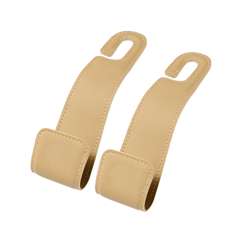 Auto istme seljatoe konks — nahk, karikatuurstiil, interjööride dekoratsioon