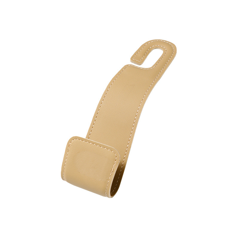 Auto istme seljatoe konks — nahk, karikatuurstiil, interjööride dekoratsioon