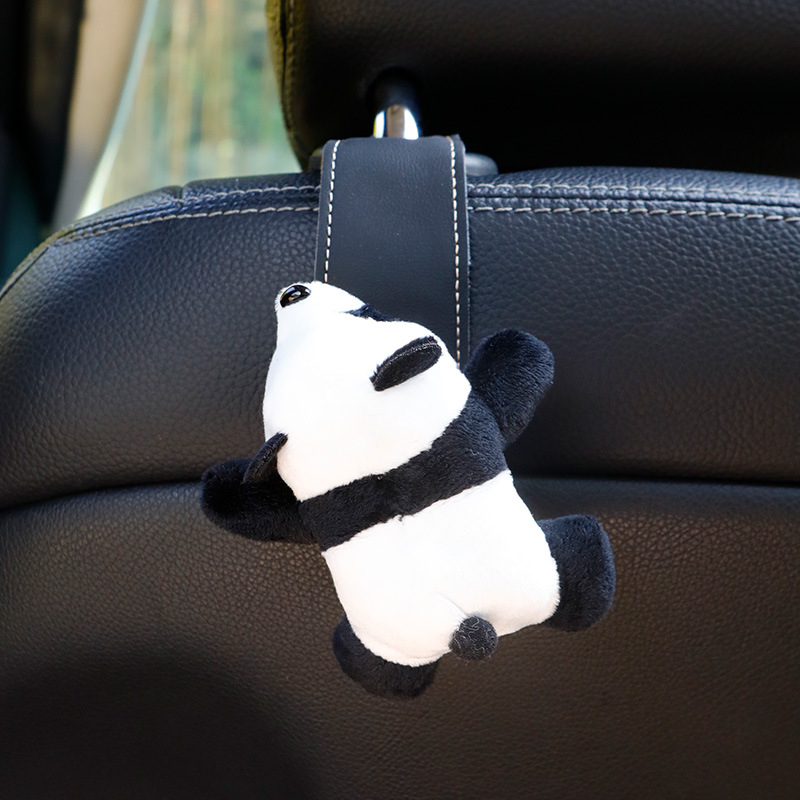 Auto istme seljatoe konks — nahk, karikatuurstiil, interjööride dekoratsioon