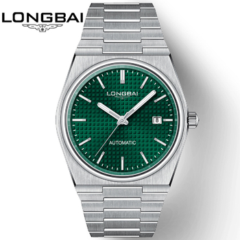 Muški automatski mehanički sat LB1054-1 Cypress/LONGBAI – brojčanik 33 mm, debljina 10,5 mm, vodootpornost 30 m, luminiscencijski kalendar, nehrđajući čelik kućišta i narukvice