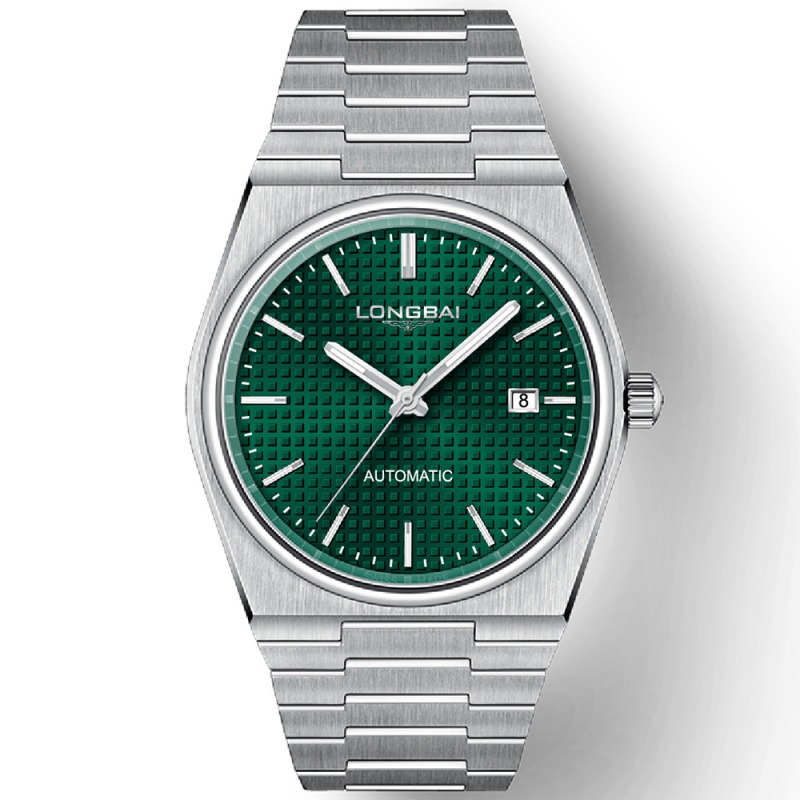 Muški automatski mehanički sat LB1054-1 Cypress/LONGBAI – brojčanik 33 mm, debljina 10,5 mm, vodootpornost 30 m, luminiscencijski kalendar, nehrđajući čelik kućišta i narukvice