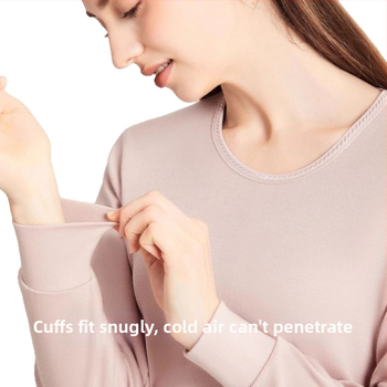 Langsha Sieviešu termo komplekts no kokvilnas – plāns pamatslānis rudens/ziema, augšējā un apakšējā daļa, galvenais materiāls 90% kokvilna, oderējums 90% kokvilna