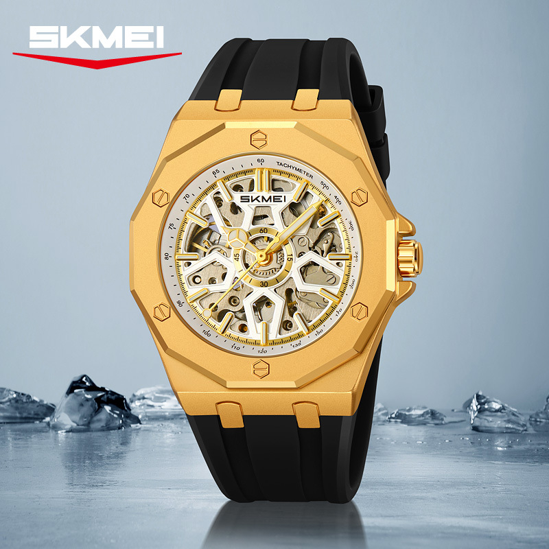 Skmei M036 Mehanički sat s noćnim osvjetljenjem i tourbillonom, vodootporan do 30 m