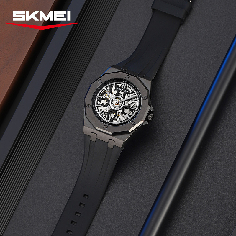 Skmei M036 Mehanički sat s noćnim osvjetljenjem i tourbillonom, vodootporan do 30 m