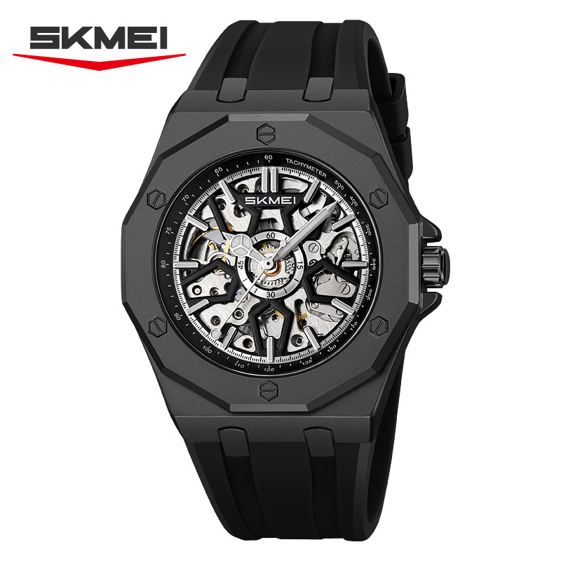 Skmei M036 Mehanički sat s noćnim osvjetljenjem i tourbillonom, vodootporan do 30 m
