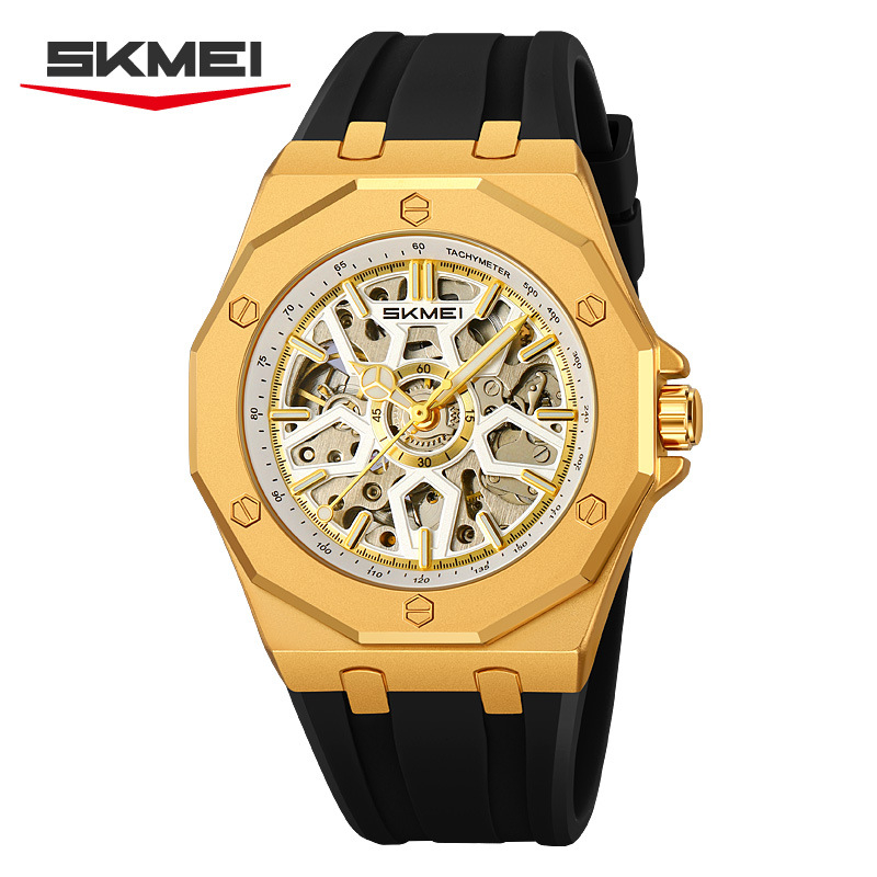 Skmei M036 Mehanički sat s noćnim osvjetljenjem i tourbillonom, vodootporan do 30 m