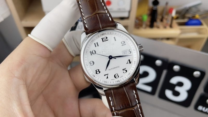 Muški sat od nehrđajućeg čelika, automatsko-mehanički mehanizam, model 2813, Pearl pokret, kalendar, vodootporan 30m