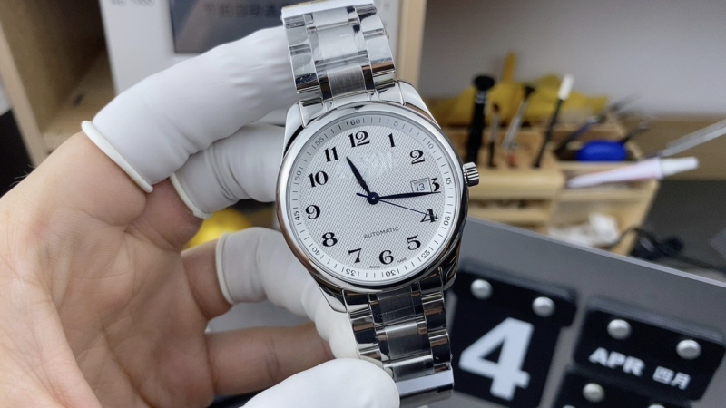 Muški sat od nehrđajućeg čelika, automatsko-mehanički mehanizam, model 2813, Pearl pokret, kalendar, vodootporan 30m