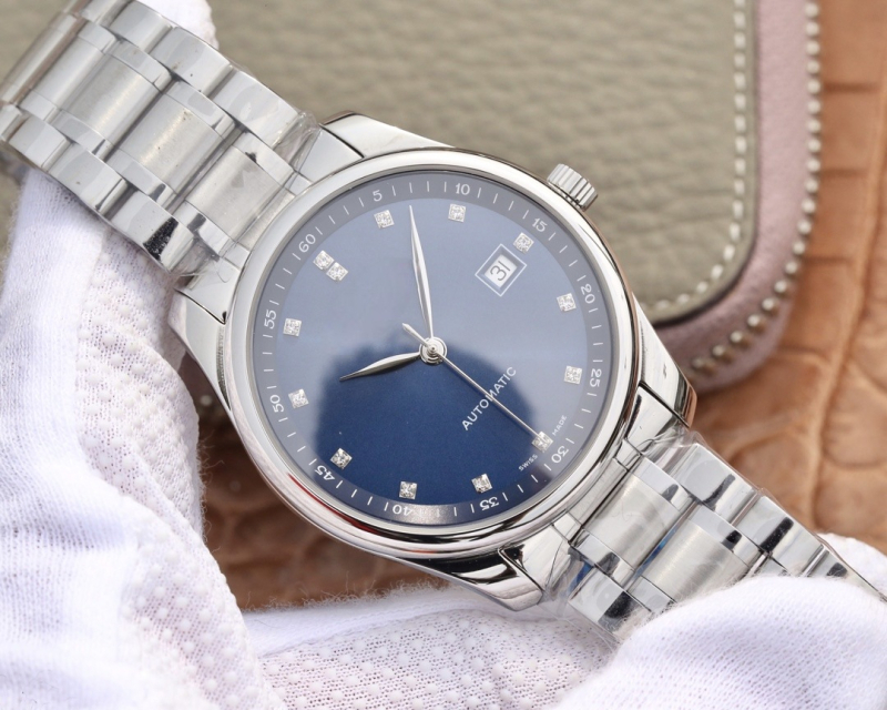 Muški sat od nehrđajućeg čelika, automatsko-mehanički mehanizam, model 2813, Pearl pokret, kalendar, vodootporan 30m