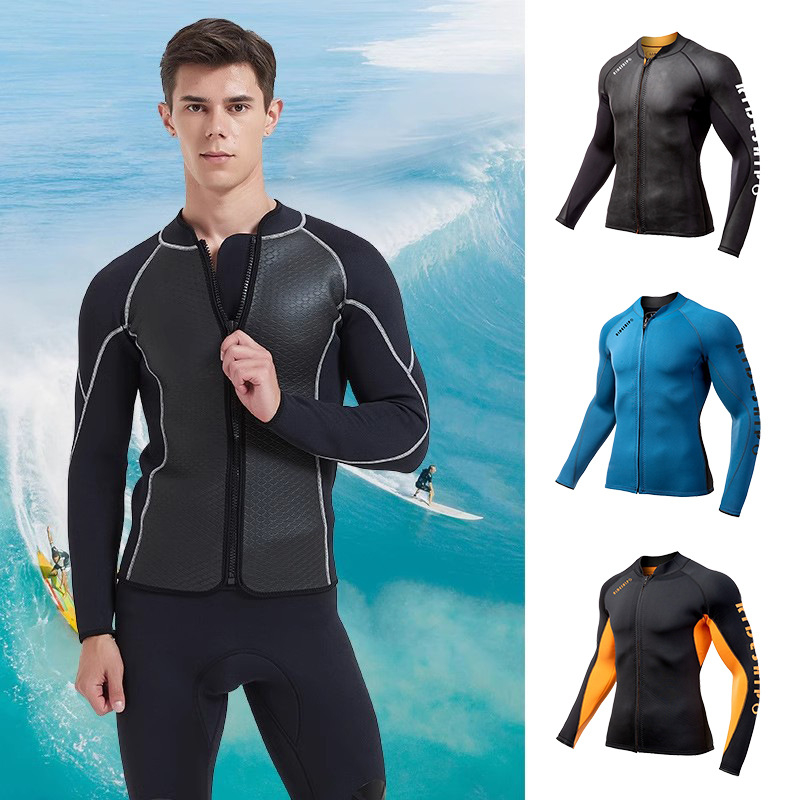 REDESHIP 2/3mm dijeljeni wetsuit set – top s dugim rukavima i hlače, topli, unisex, za ronjenje, snorkeling i plivanje