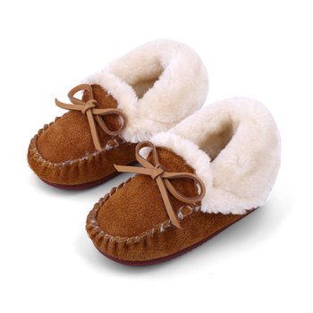 Pantofi loafer din piele de vițel pentru copii, stil coreean, talpă groasă, talpă din tendon de vițel