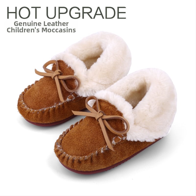 Pantofi loafer din piele de vițel pentru copii, stil coreean, talpă groasă, talpă din tendon de vițel