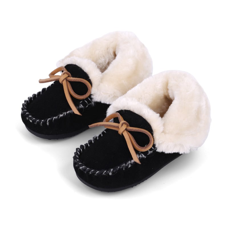 Pantofi loafer din piele de vițel pentru copii, stil coreean, talpă groasă, talpă din tendon de vițel