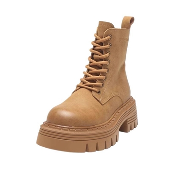 Martin zābaki ar augstu palielinošu bieza zole, vidējā garuma līdz apakšstilbam, sintētiska āda, fleece iekšējā odere, priekšējā aizdare ar šņorēm