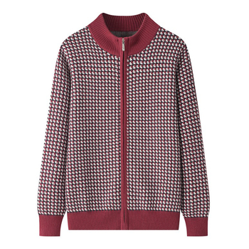 Sieviešu biezs vilnas kardigans, country stila ar māksliniecisku retro noskaņu, apaļš kakla līnija, garas piedurknes, brīvs piegriezums