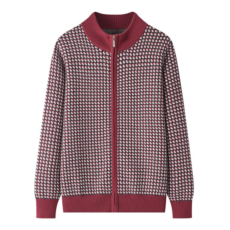 Sieviešu biezs vilnas kardigans, country stila ar māksliniecisku retro noskaņu, apaļš kakla līnija, garas piedurknes, brīvs piegriezums