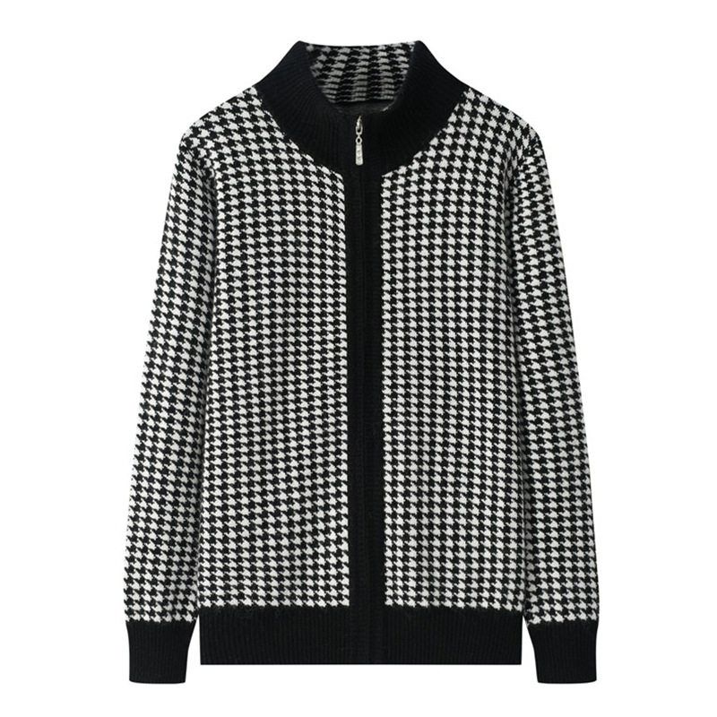 Sieviešu biezs vilnas kardigans, country stila ar māksliniecisku retro noskaņu, apaļš kakla līnija, garas piedurknes, brīvs piegriezums