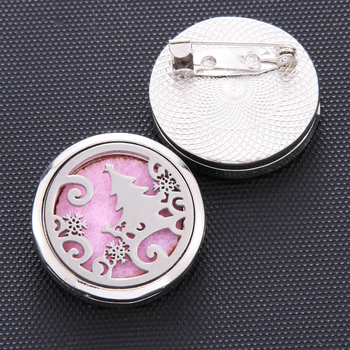 Broșă în formă de copac cu frunze | Aliaj | Totem, Unisex | Multifuncțională, Placare electrochimică, Personalizabilă