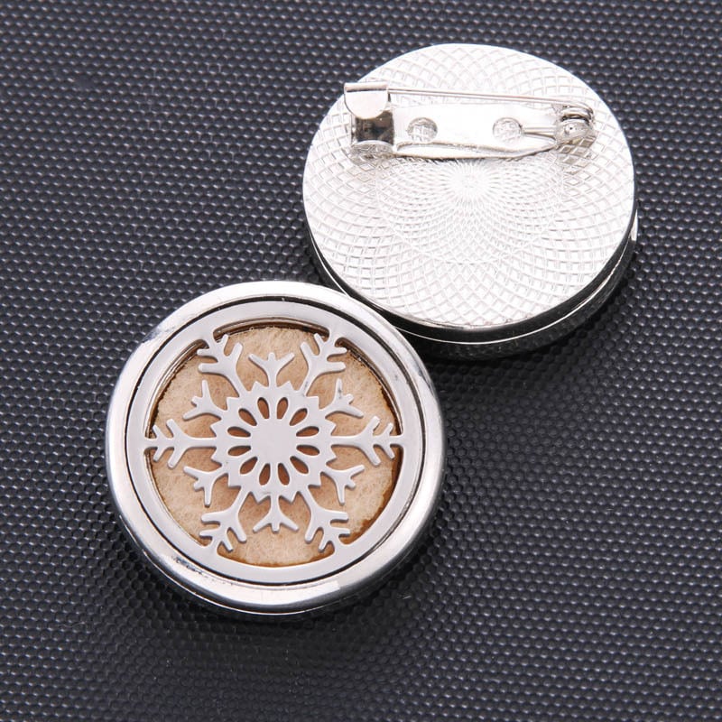 Broșă în formă de copac cu frunze | Aliaj | Totem, Unisex | Multifuncțională, Placare electrochimică, Personalizabilă