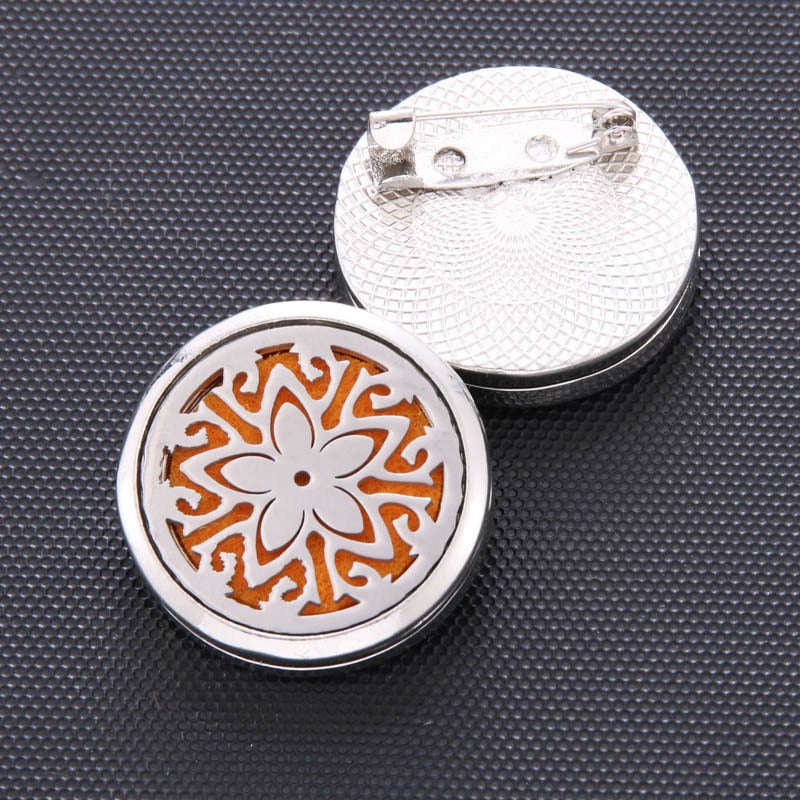 Broșă în formă de copac cu frunze | Aliaj | Totem, Unisex | Multifuncțională, Placare electrochimică, Personalizabilă