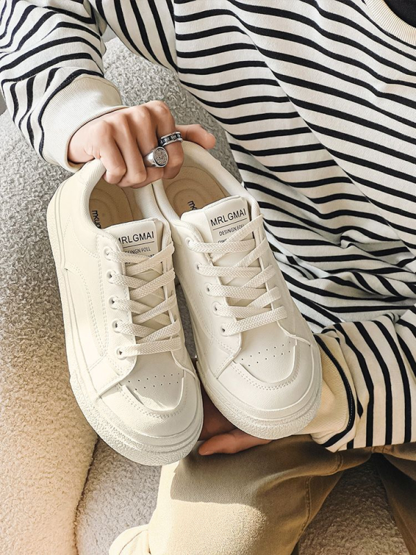 Muške platnene tenisice u korejskom stilu, ljetne, prozračna mrežasta podstava, niska linija, gumeni potplat