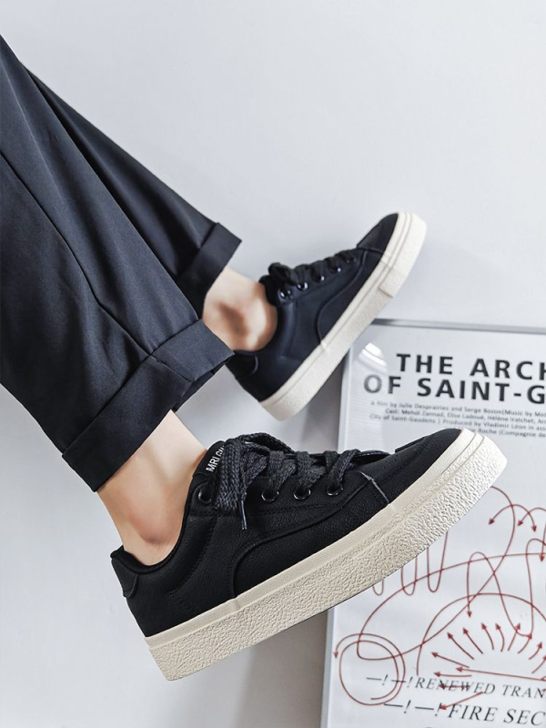 Muške platnene tenisice u korejskom stilu, ljetne, prozračna mrežasta podstava, niska linija, gumeni potplat