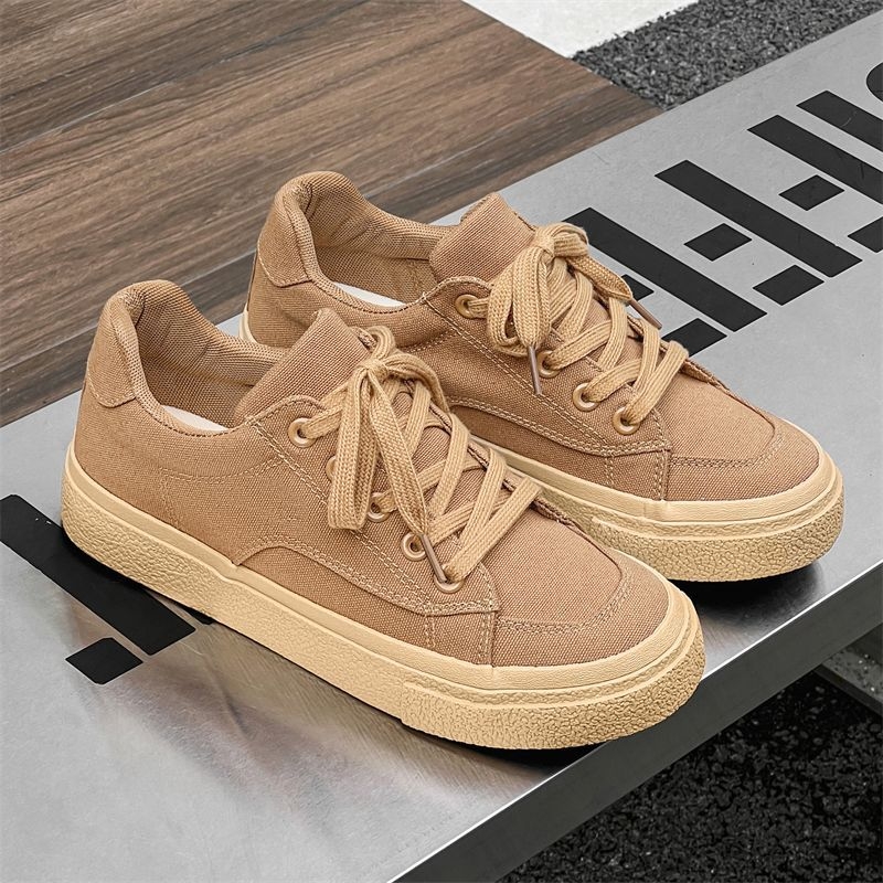 Muške platnene tenisice u korejskom stilu, ljetne, prozračna mrežasta podstava, niska linija, gumeni potplat