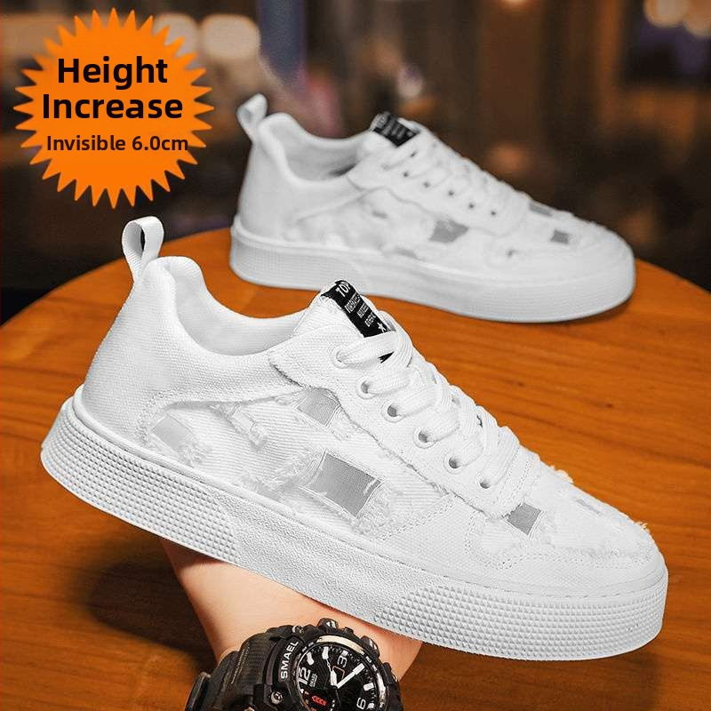 Vidēji augstas tīkla kurpes ikdienas lietošanai, iekšējā odere no mikrošķiedras ādas, gumijas zole, kraniuma raksts