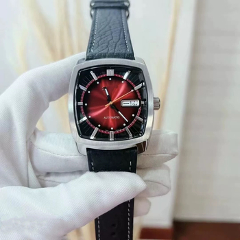 Muški mehanički sat, brojčanik u obliku vinskog buraga, 39 mm, vodootporan do 10 m, pokret Dandong, Kina