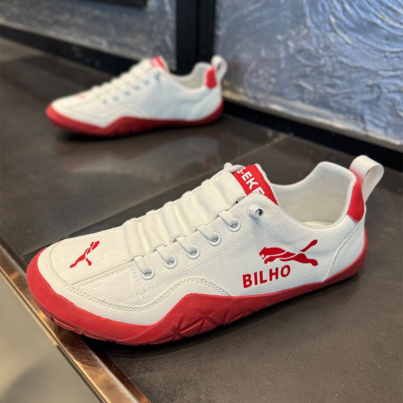 Vīriešu Slip-On apavi, elpojošs mikrošķiedras augšējā daļa, apaļš purns, zems papēdis, EVA iekšējā oderē, gumijas zole