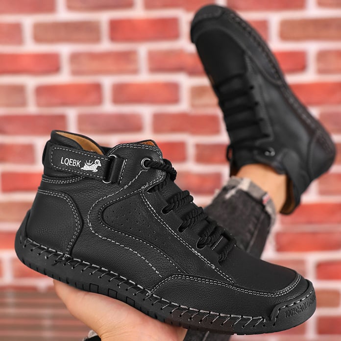 Meeste Martin jalatsid, luku ees, ümmargune varvas, madal konts (1–3 cm), ülaosa Super fiber, kummist talla