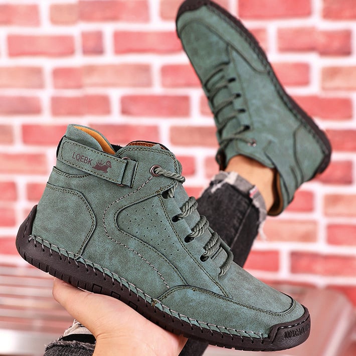 Meeste Martin jalatsid, luku ees, ümmargune varvas, madal konts (1–3 cm), ülaosa Super fiber, kummist talla