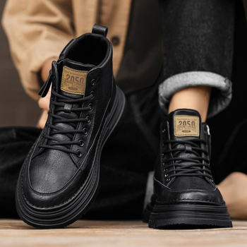 Martin zābaki vīriešiem – ūdensnecaurlaidīgi, pretslīdēšana, PU augšdaļa, režģa odere, injekcijas veidota zole