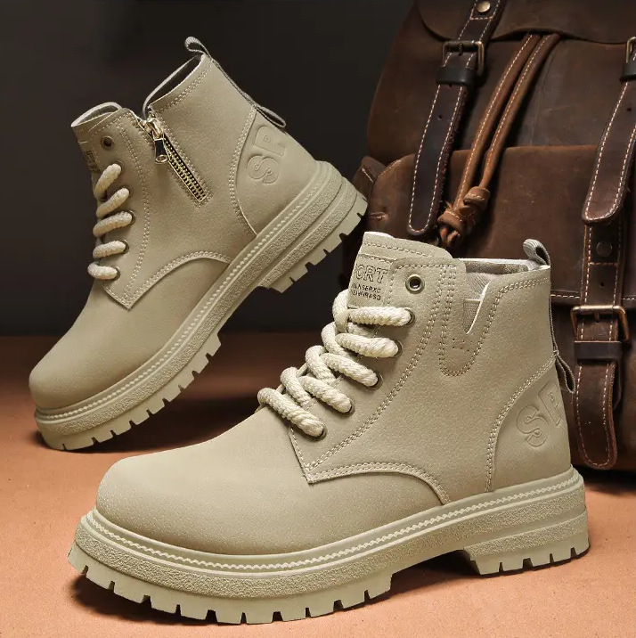 Martin zābaki vīriešiem – ūdensnecaurlaidīgi, pretslīdēšana, PU augšdaļa, režģa odere, injekcijas veidota zole