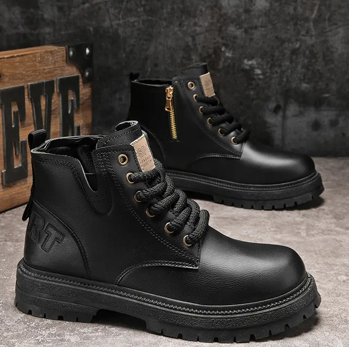 Martin zābaki vīriešiem – ūdensnecaurlaidīgi, pretslīdēšana, PU augšdaļa, režģa odere, injekcijas veidota zole