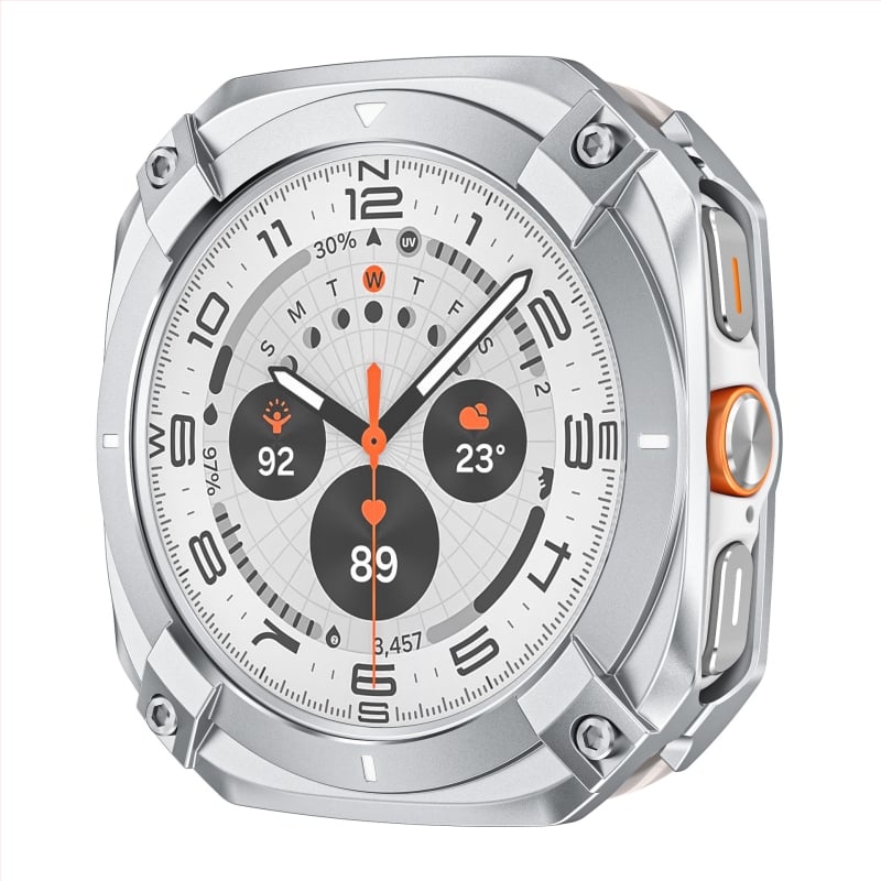 Samsung кейс за часовник — цинкова сплав + поликарбонат, съвместим със Samsung, тегло 17,5 g, марка Shadow Photography, пускане на пазара през 2025 г.