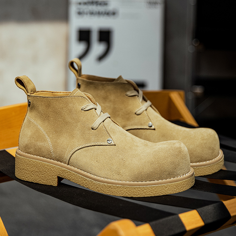 Ανδρικά μποτάκια Μάρτιν | πάνω μέρος: γνήσιο δέρμα, εσωτερική επένδυση: γνήσιο δέρμα, σόλα: καουτσούκ, σχήμα μύτης: στρογγυλό, χαμηλό τακούνι 1-3 cm