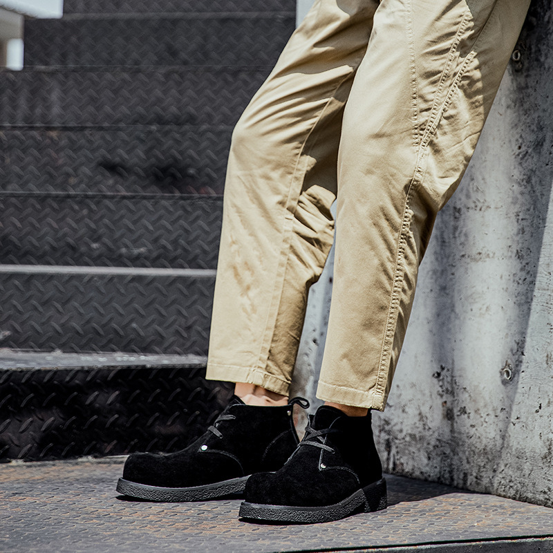 Ανδρικά μποτάκια Μάρτιν | πάνω μέρος: γνήσιο δέρμα, εσωτερική επένδυση: γνήσιο δέρμα, σόλα: καουτσούκ, σχήμα μύτης: στρογγυλό, χαμηλό τακούνι 1-3 cm