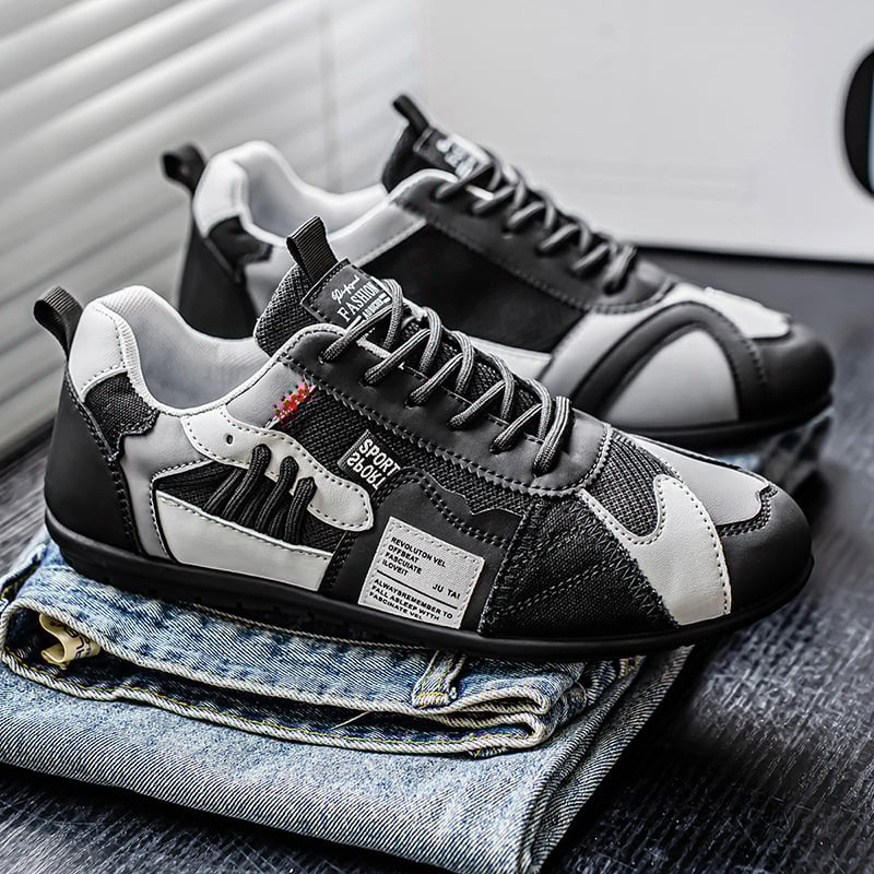 Meeste hingavad võrgust tossud, madala ülaosaga, värvilise ploki disain, EVA tald