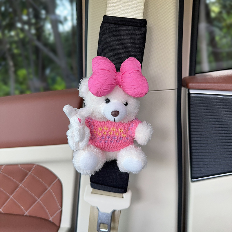 Hua Xinmo Sileda Meškių Pečių Diržo Apsauga, Polüester, 120 g, Auto Sise Dekoratsioon