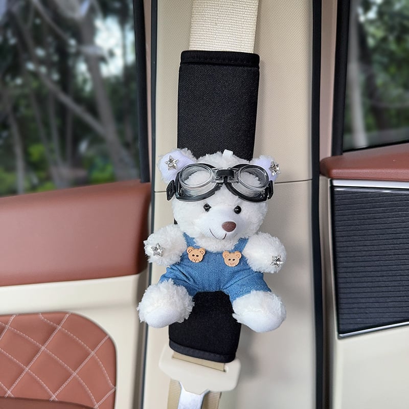 Hua Xinmo Sileda Meškių Pečių Diržo Apsauga, Polüester, 120 g, Auto Sise Dekoratsioon