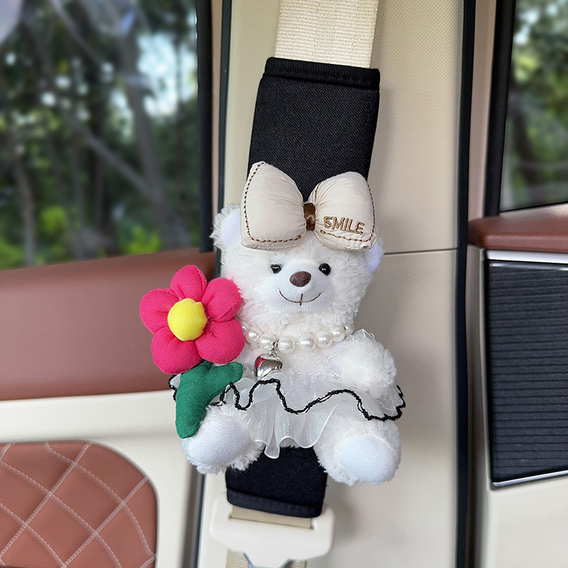 Hua Xinmo Sileda Meškių Pečių Diržo Apsauga, Polüester, 120 g, Auto Sise Dekoratsioon