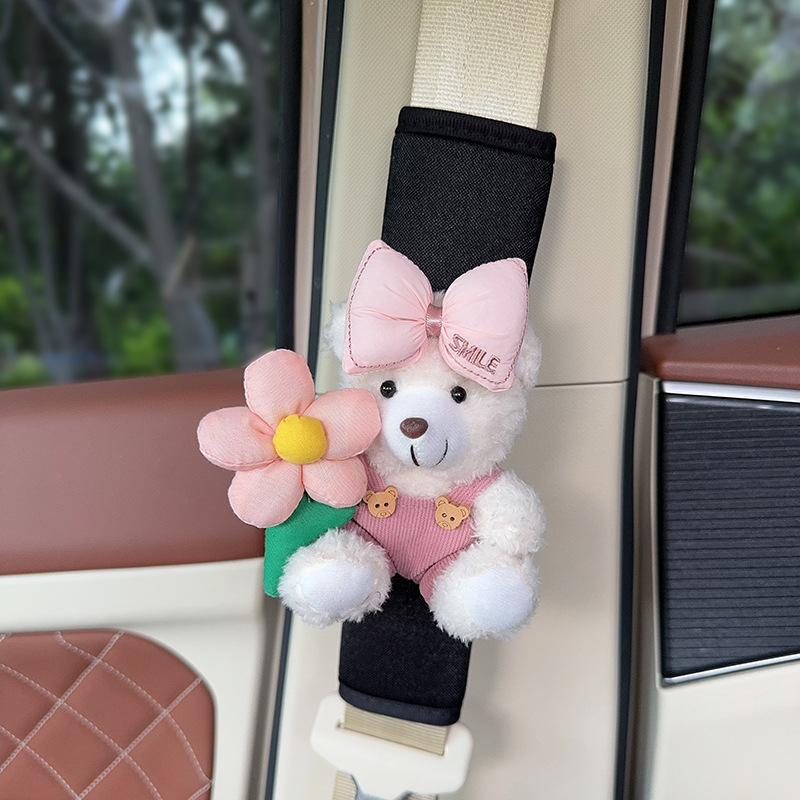 Hua Xinmo Sileda Meškių Pečių Diržo Apsauga, Polüester, 120 g, Auto Sise Dekoratsioon