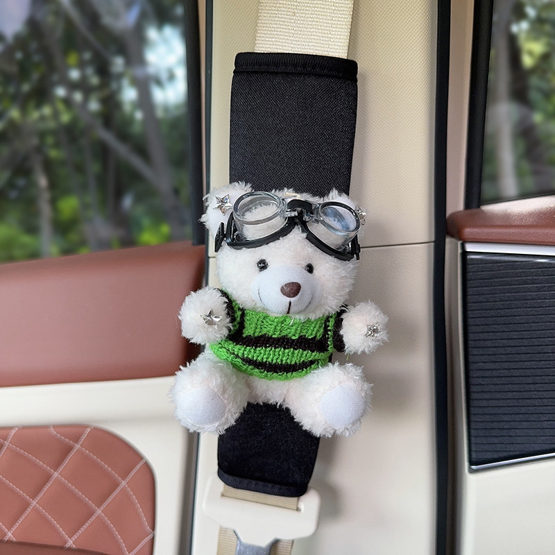 Hua Xinmo Sileda Meškių Pečių Diržo Apsauga, Polüester, 120 g, Auto Sise Dekoratsioon