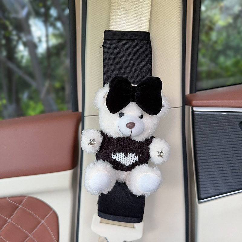 Hua Xinmo Sileda Meškių Pečių Diržo Apsauga, Polüester, 120 g, Auto Sise Dekoratsioon