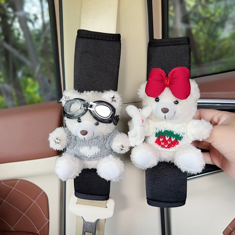 Hua Xinmo Sileda Meškių Pečių Diržo Apsauga, Polüester, 120 g, Auto Sise Dekoratsioon