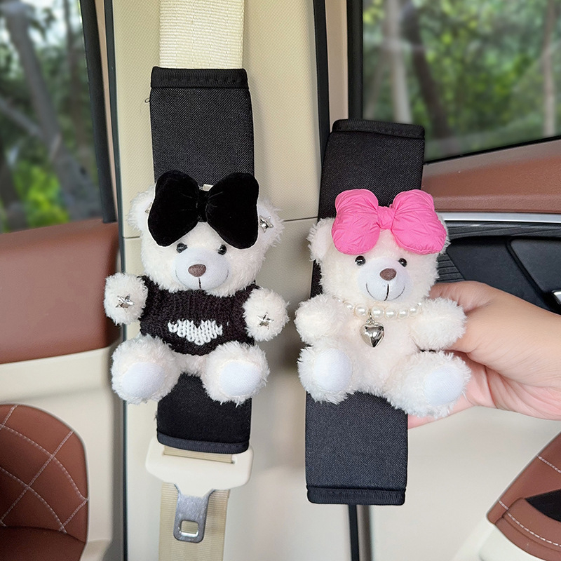 Hua Xinmo Sileda Meškių Pečių Diržo Apsauga, Polüester, 120 g, Auto Sise Dekoratsioon