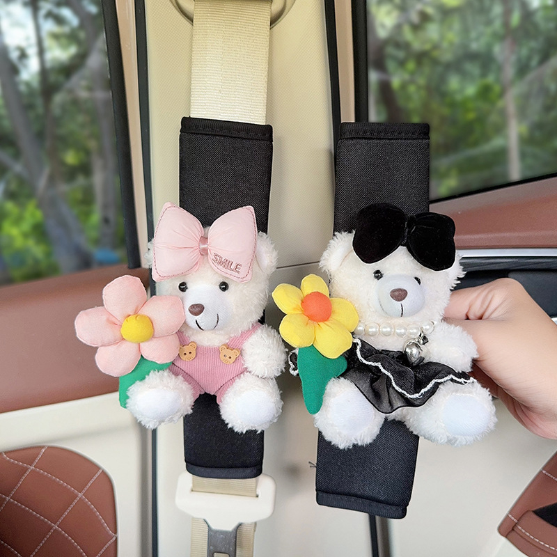 Hua Xinmo Sileda Meškių Pečių Diržo Apsauga, Polüester, 120 g, Auto Sise Dekoratsioon