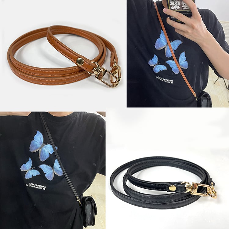 PU naramenica za torbe - dodatak za crossbody kaiš, jednobojna, fina tekstura, ultra lagana, može se kupiti odvojeno