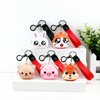 Силиконово портмоне за деца и ученици — анимационен животински дизайн, цип за отваряне, монетник, възможност за персонализация